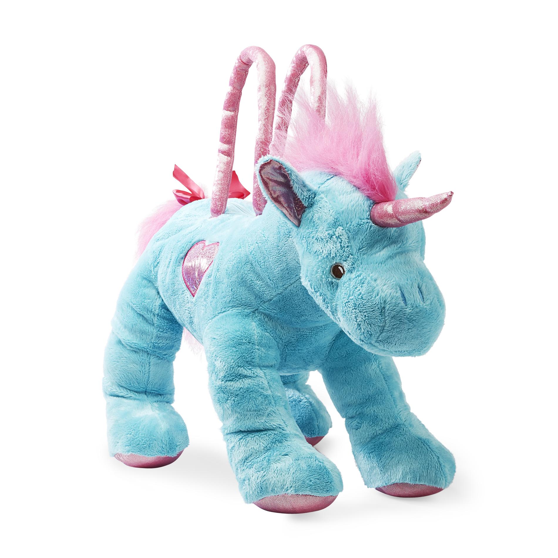 glitter unicorn stuffed animal