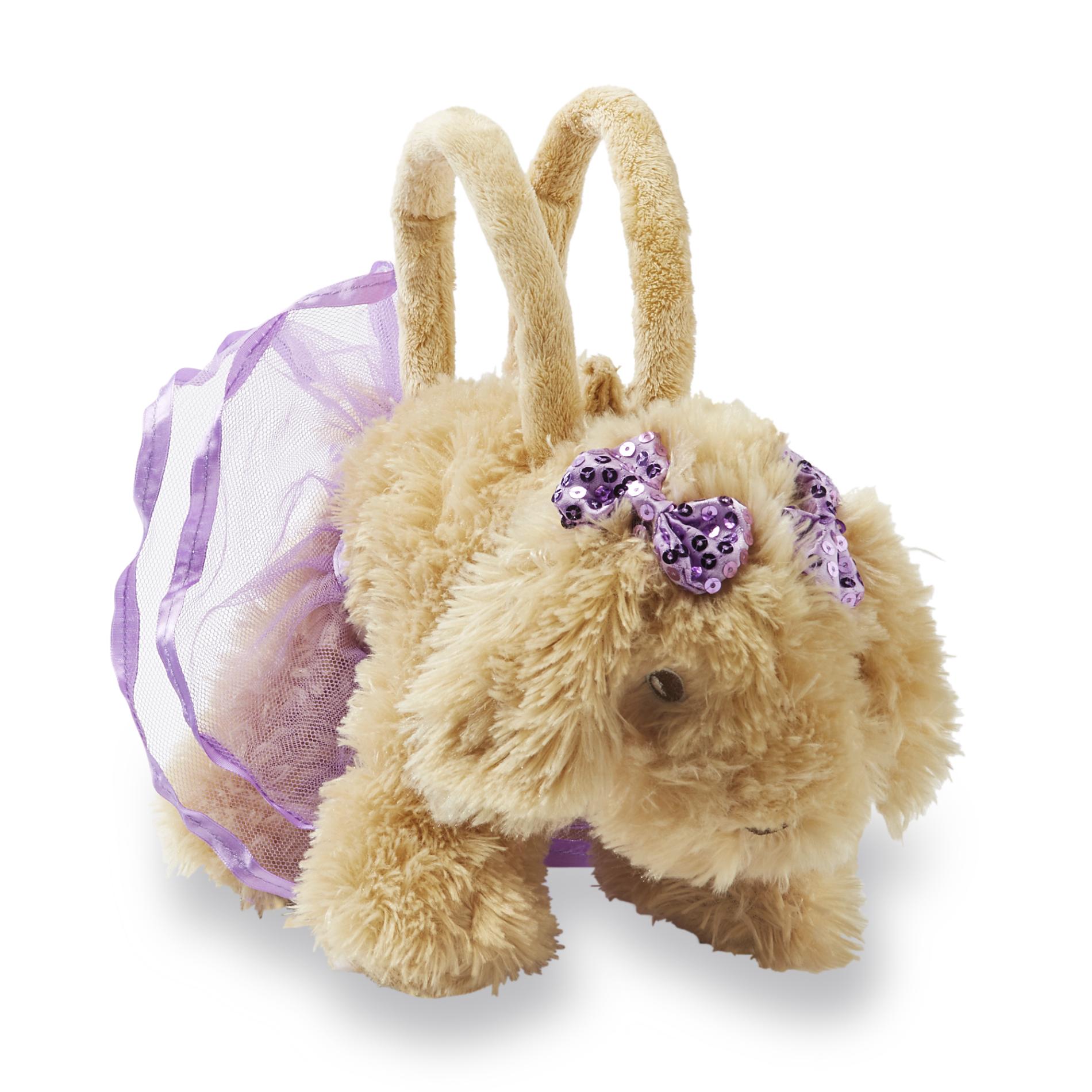 Toby N.Y.C. Girl's Small Puppy Plush Animal Purse Bows & Tutu Shop
