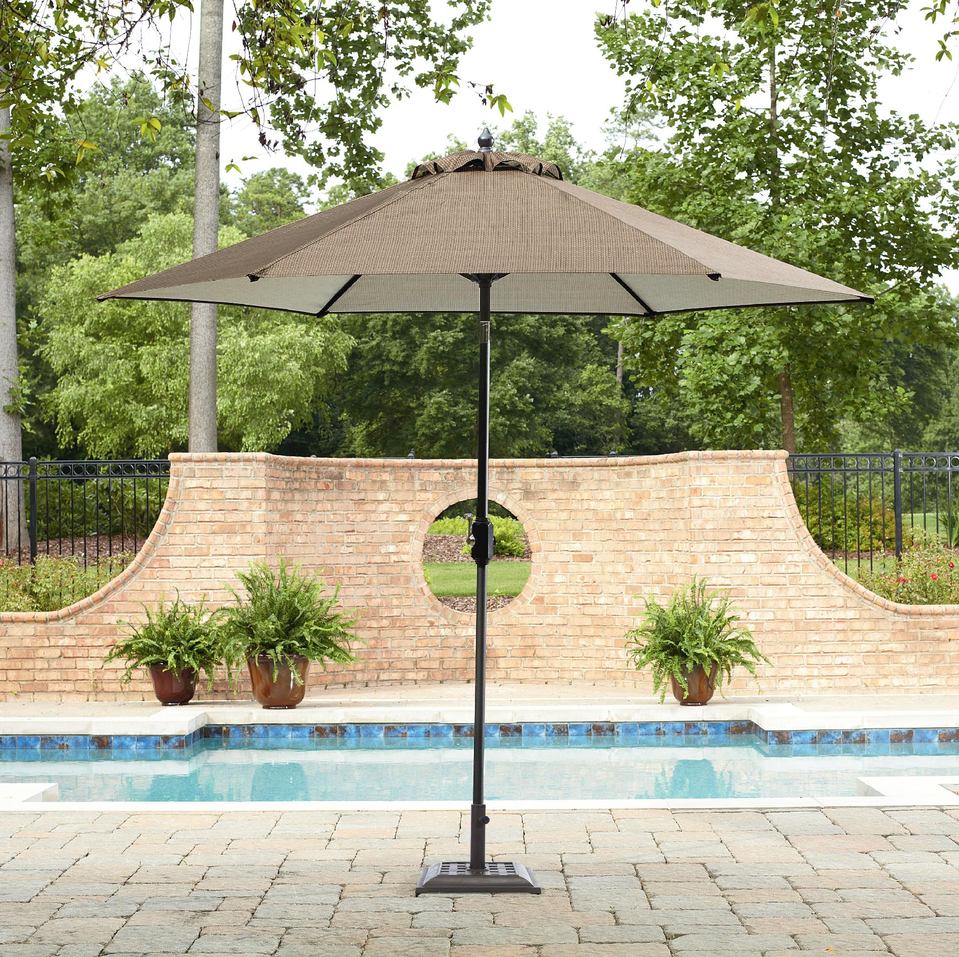 Review Garden Oasis Harrison 9' Patio Umbrella - Best Patio Furniture 2014
