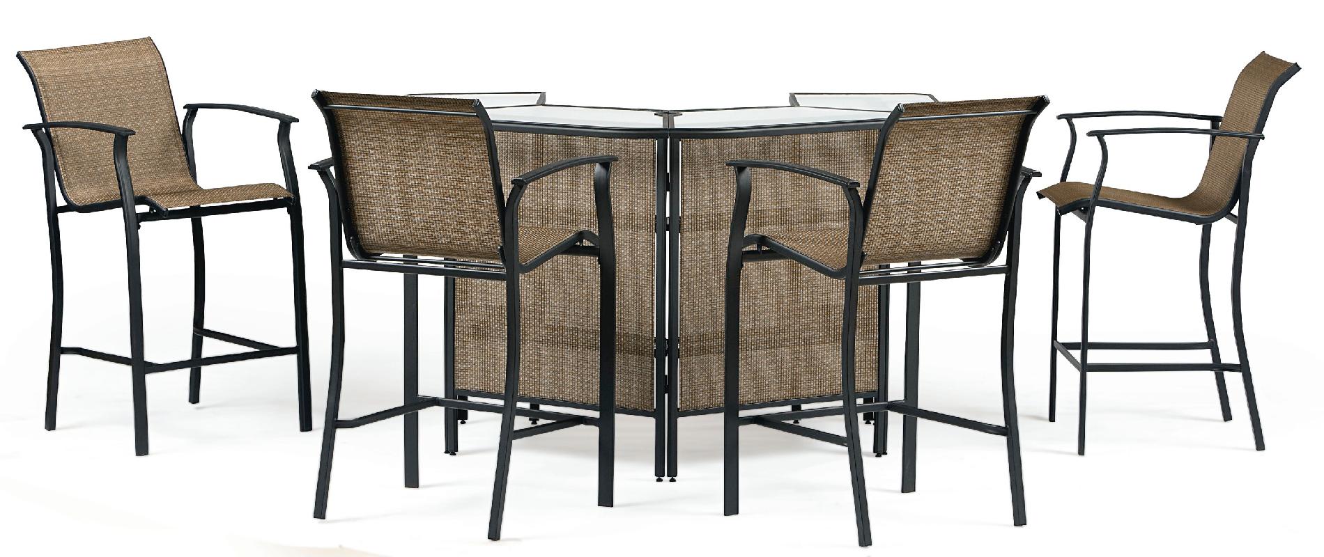 Garden Oasis Harrison 5 Piece Bar Set - Outdoor Living - Patio