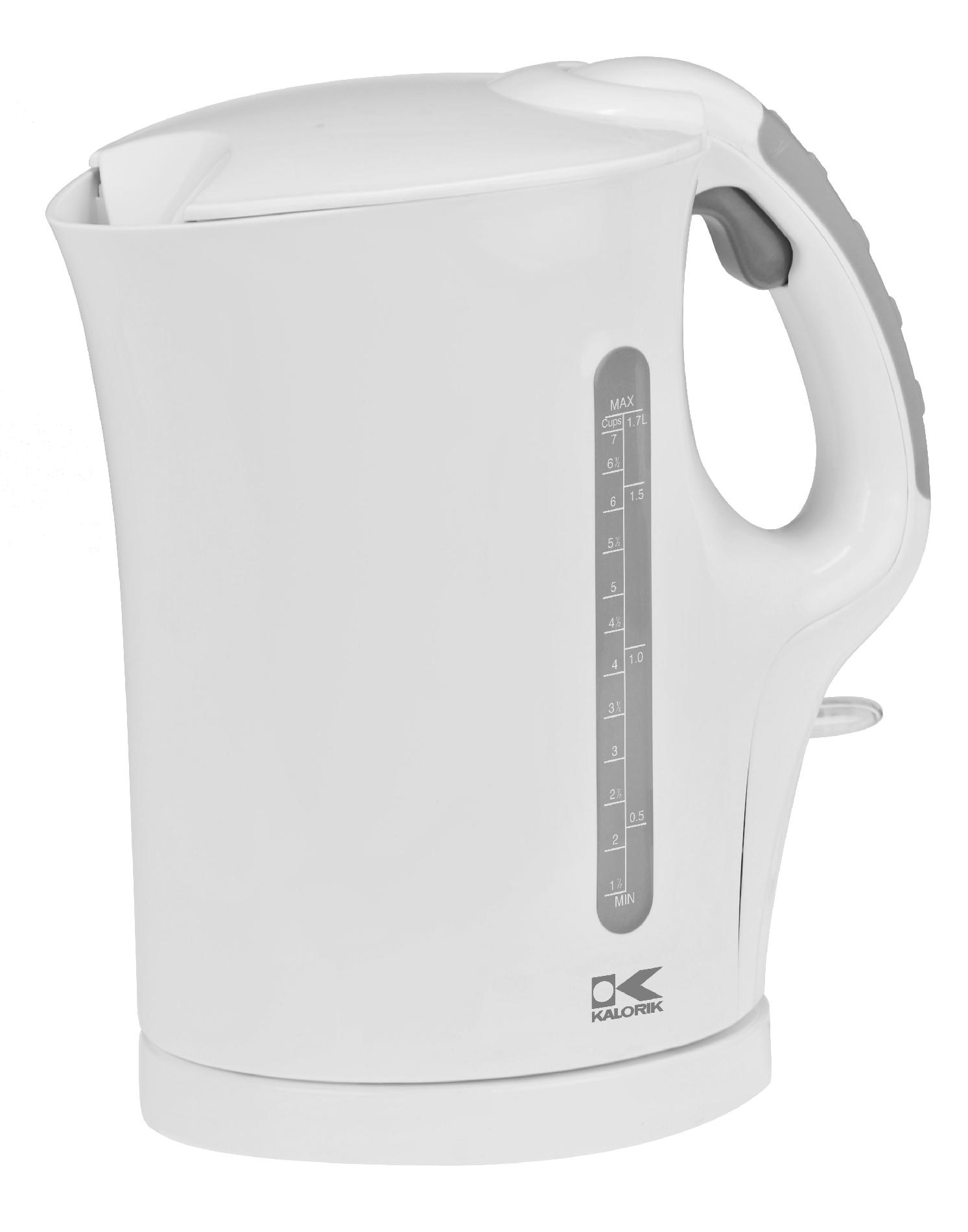 Cordless Electric 1.75Qt White Water Kettle