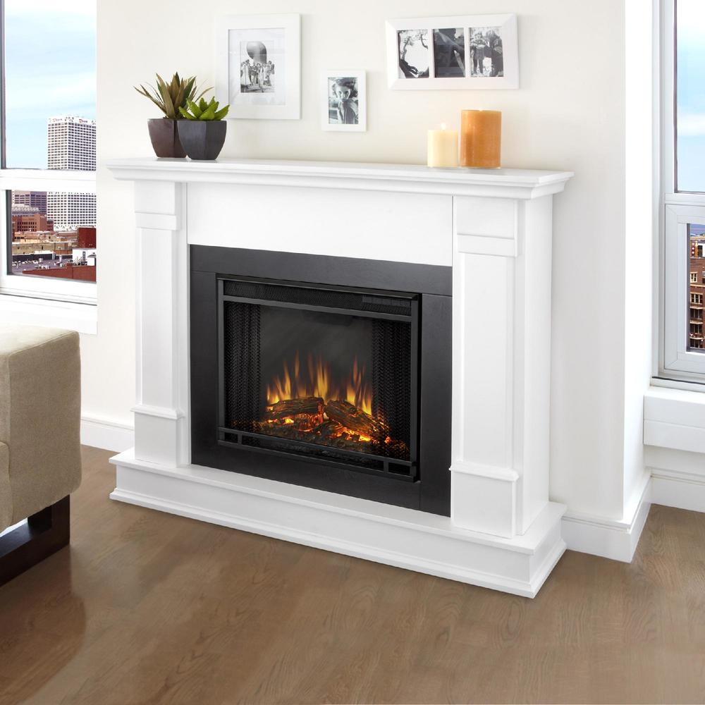 1,400W 41" Electric Fireplace in White - G8600EW