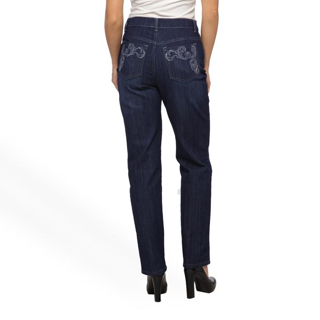 Gloria Vanderbilt Women's Classic Fit Amanda Jeans Embellished