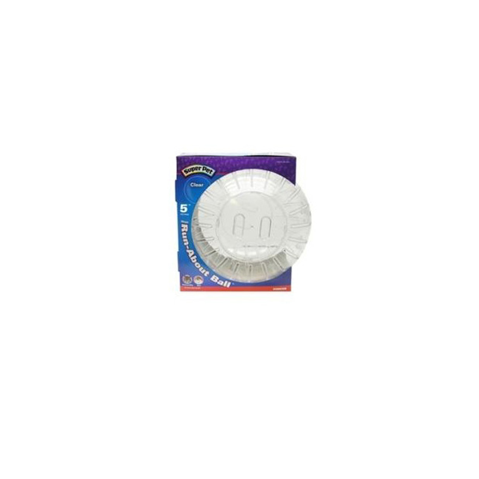 UPC 045125613544 product image for Pets International Ltd. Pts Ball Run About Mini Clear 5 in. | upcitemdb.com
