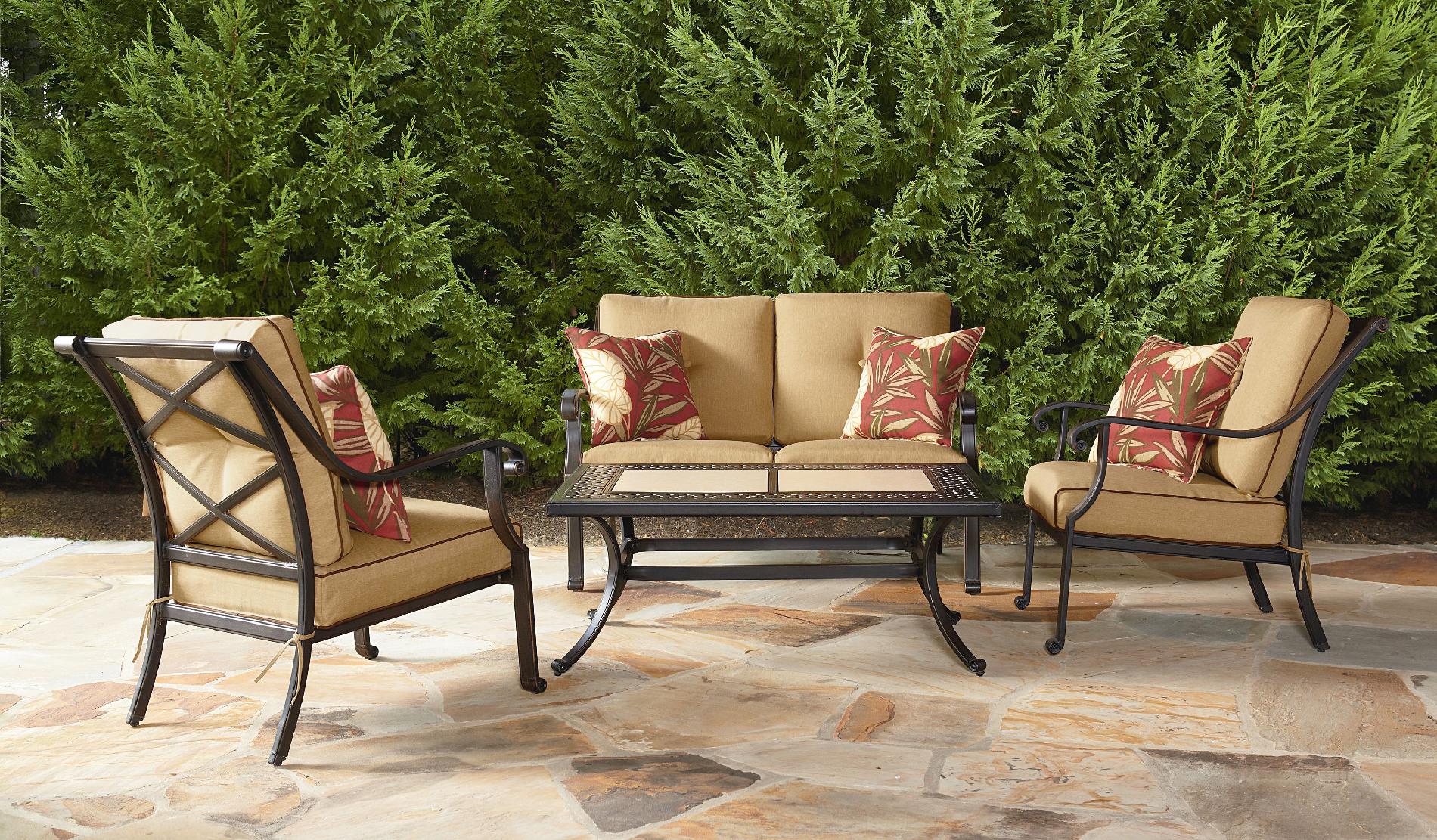 Need Cushions For Patio Set 4 Piece Grand Resort Thomas Shop Your Way Online Shopping Earn Points On Tools Appliances Electronics More
