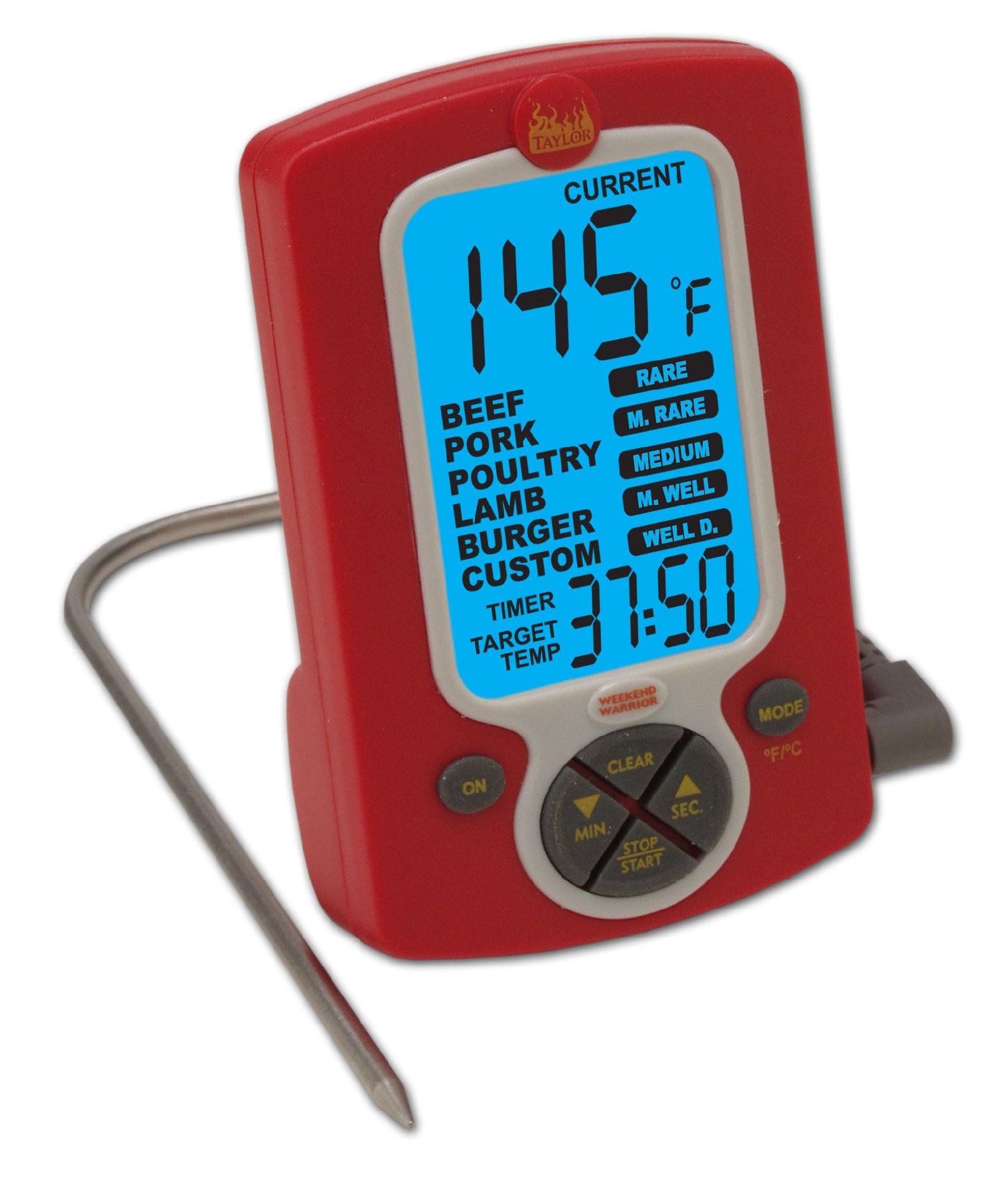 Weekend Warrior Remote Probe Digital Cooking Thermometer