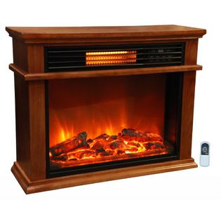 Lifesmart Easy Set 1000 Square Foot Infrared Fireplace ...