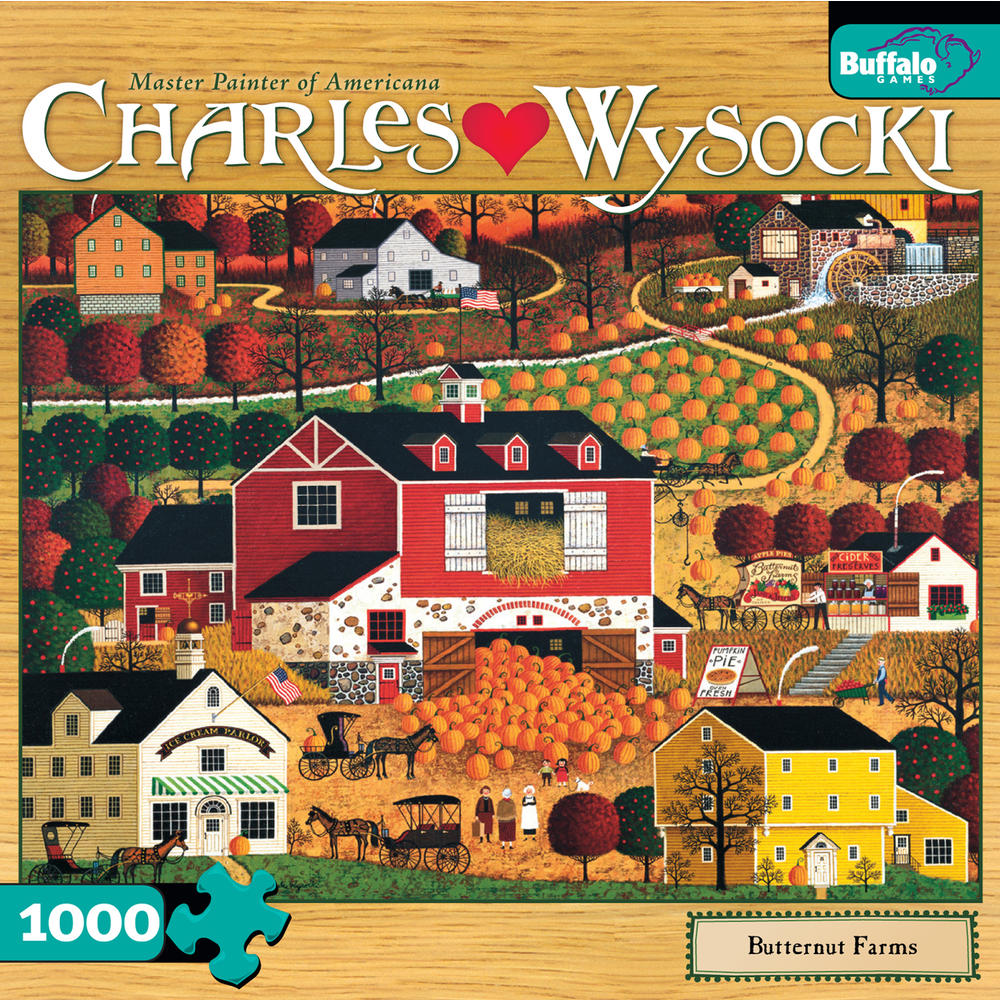 1000 Piece Charles Wysocki Butternut Farms Puzzle