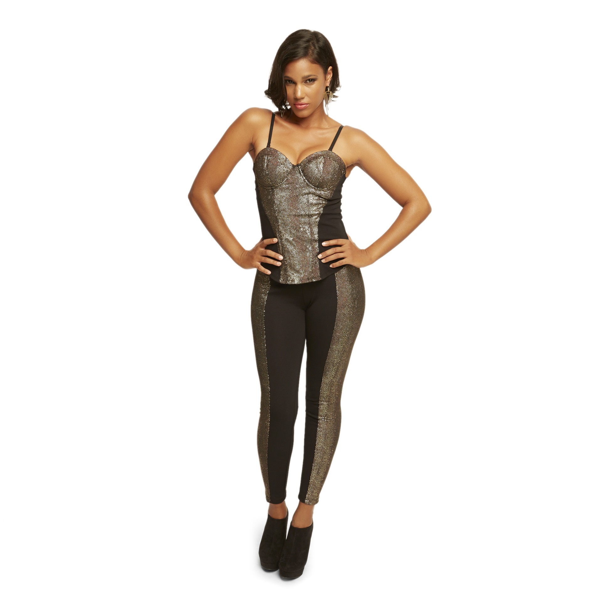 Nicki Minaj Women's Ponte Knit Leggings - Dewdrop | Shop Your Way
