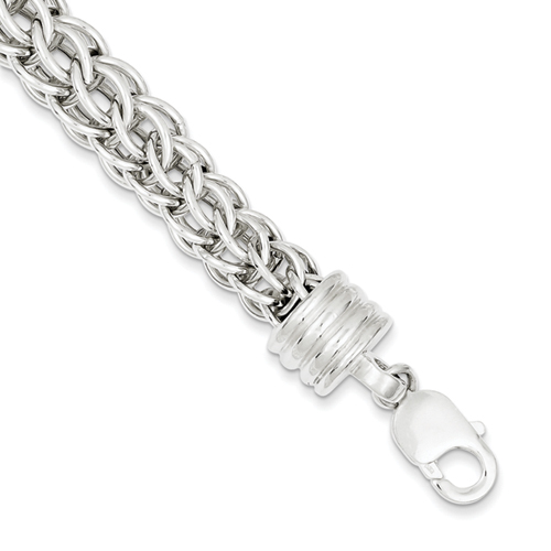 Sterling Silver 8 Inch Fancy Bracelet