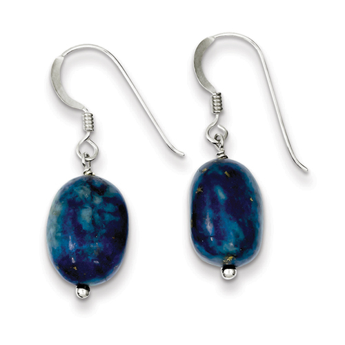 Sterling Silver Blue Sodalite Earrings