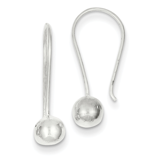 Sterling Silver 6mm Ball Earrings
