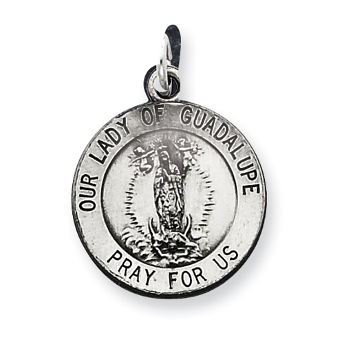 Sterling Silver Our Lady of Guadalupe Medal