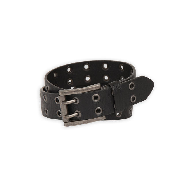 Basic Editions Boy's Leather Belt Double Grommet