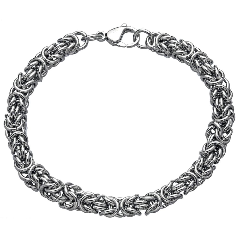 Byzantine Chain Bracelet in Stainless Steel