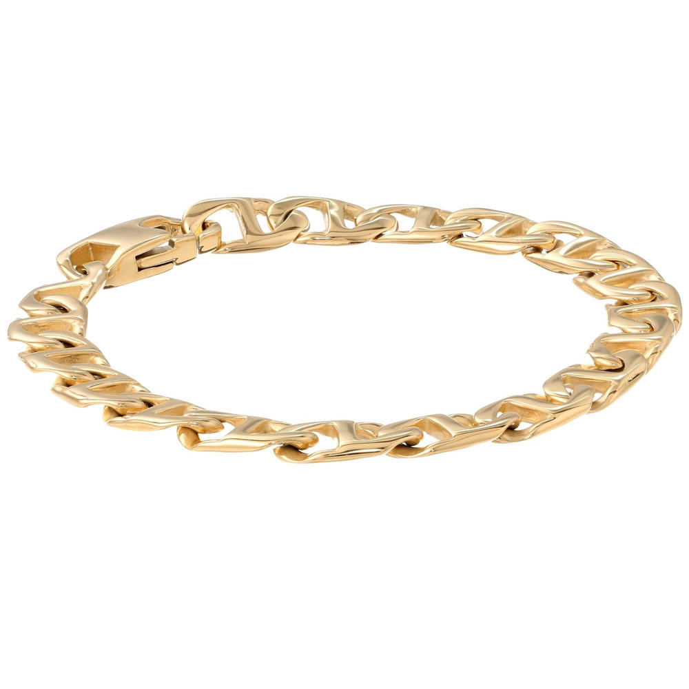 Mariner Chain Bracelet in Gold Ion Plated Stainless Steel