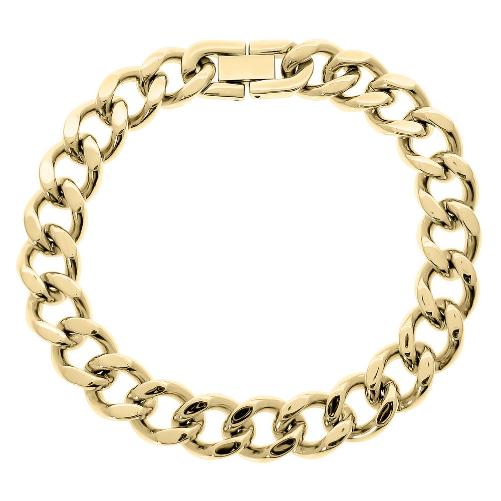 Chunky Chain Bracelet in Gold Ion Plated Stainless Steel
