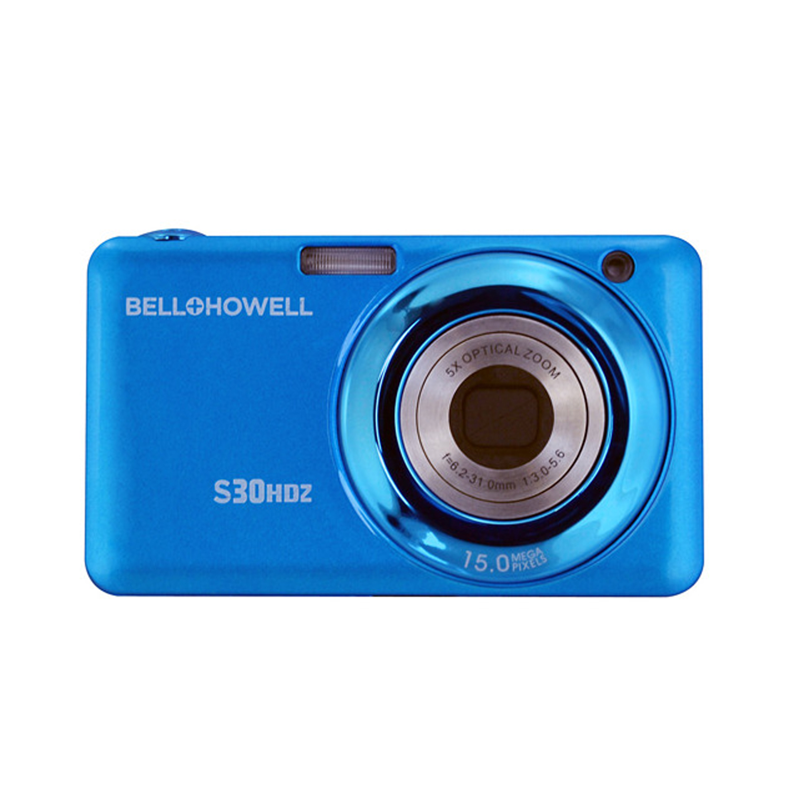 15MP Digital Camera w/5x Optical Zoom & HD Video (Blue)