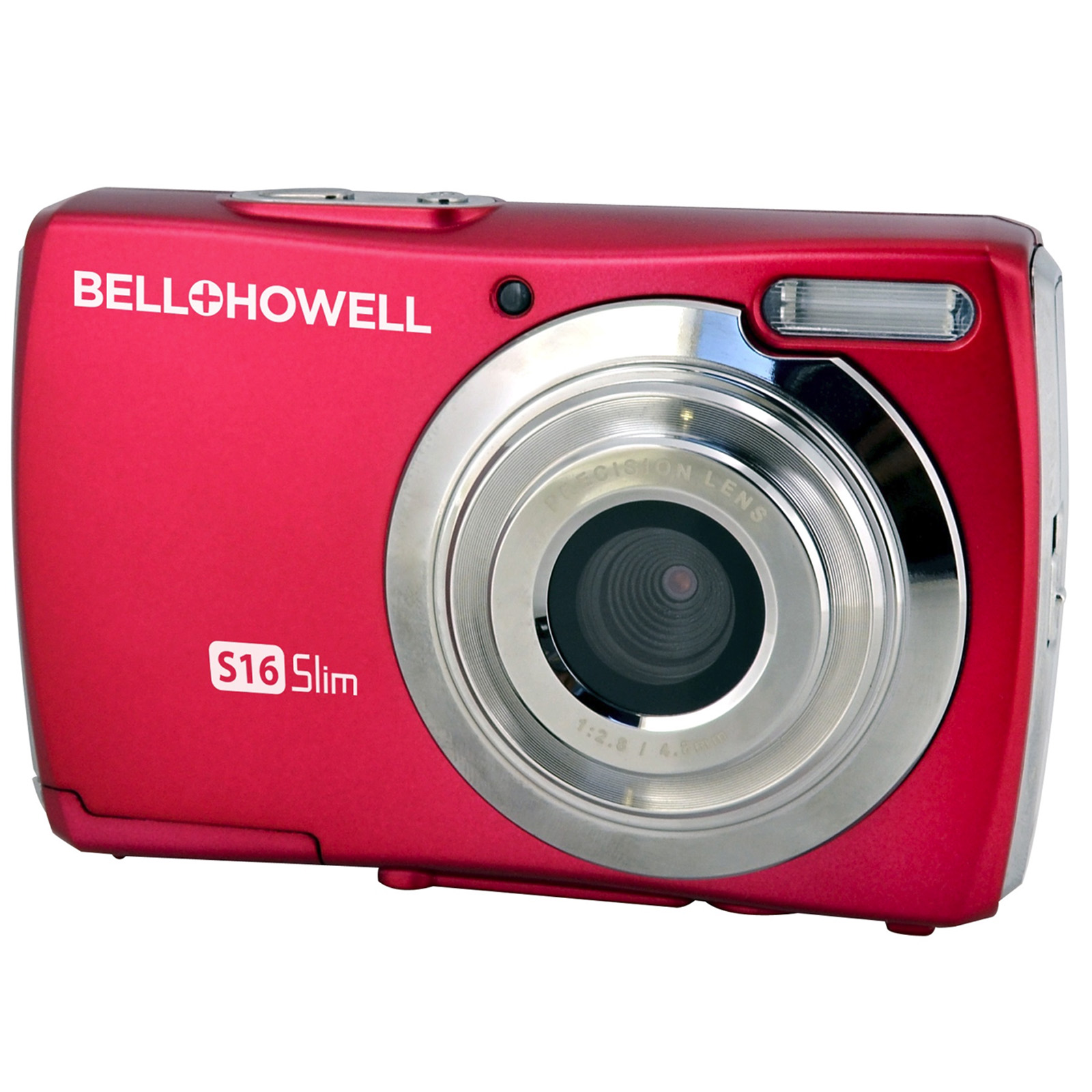 S16 Ultra Slim 16MP Digital Camera (Red)