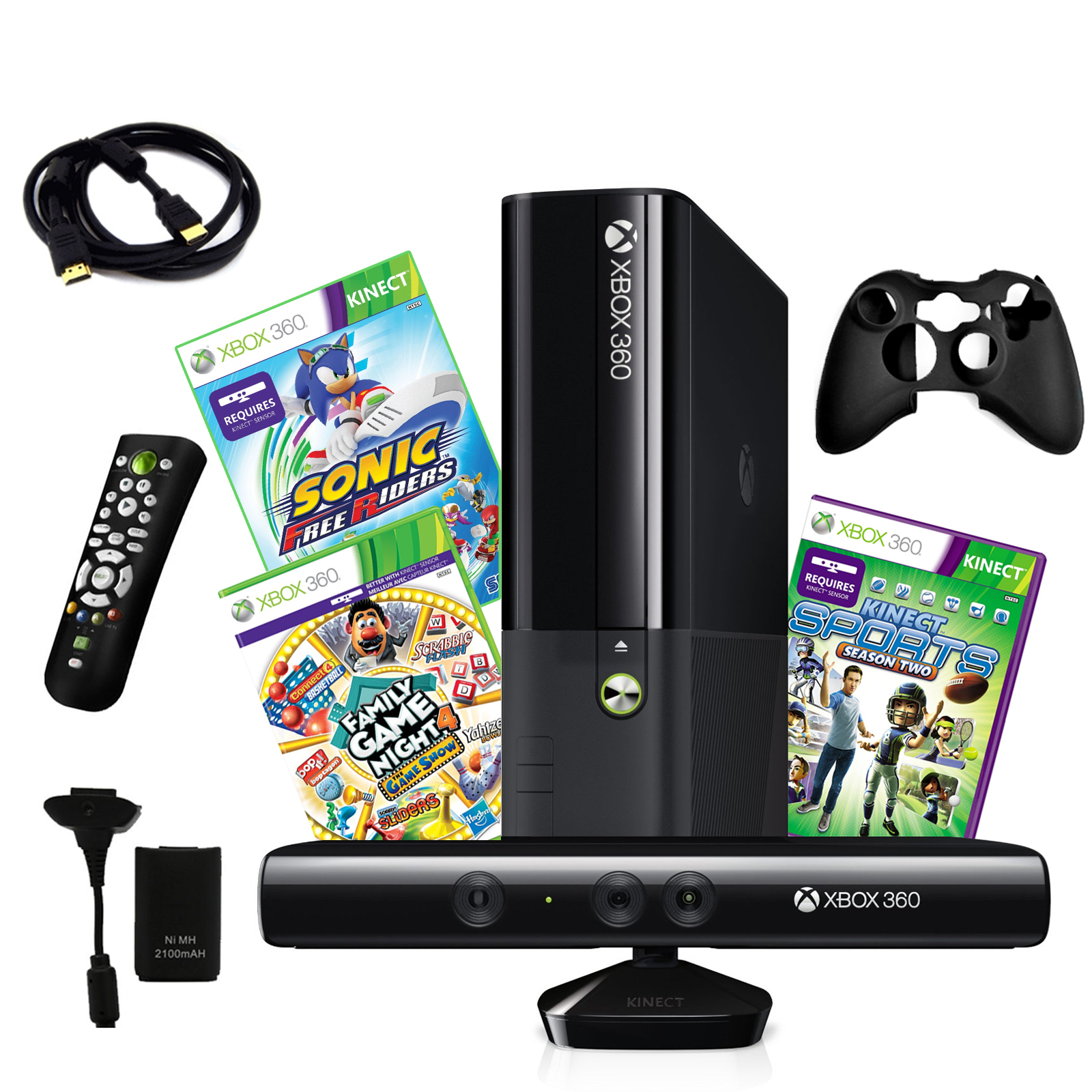 Pacchetto Console Di Gioco Microsoft Xbox 360 Slim 4GB - Foto 4