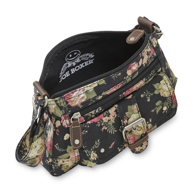 Joe Boxer Women's Small Canvas Purse Floral