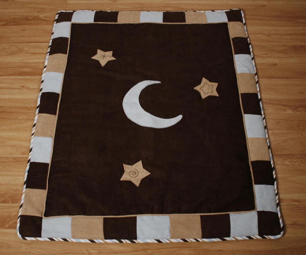 GEENNY Blue Brown Moon & Star 13PCS Crib Bedding Set ...