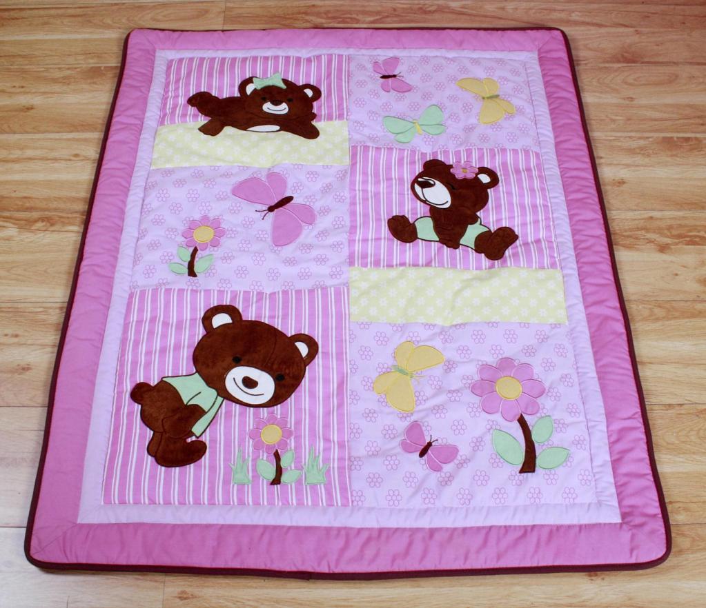 GEENNY Girl Teddy Bear 13PCS Crib Bedding Set - Baby ...