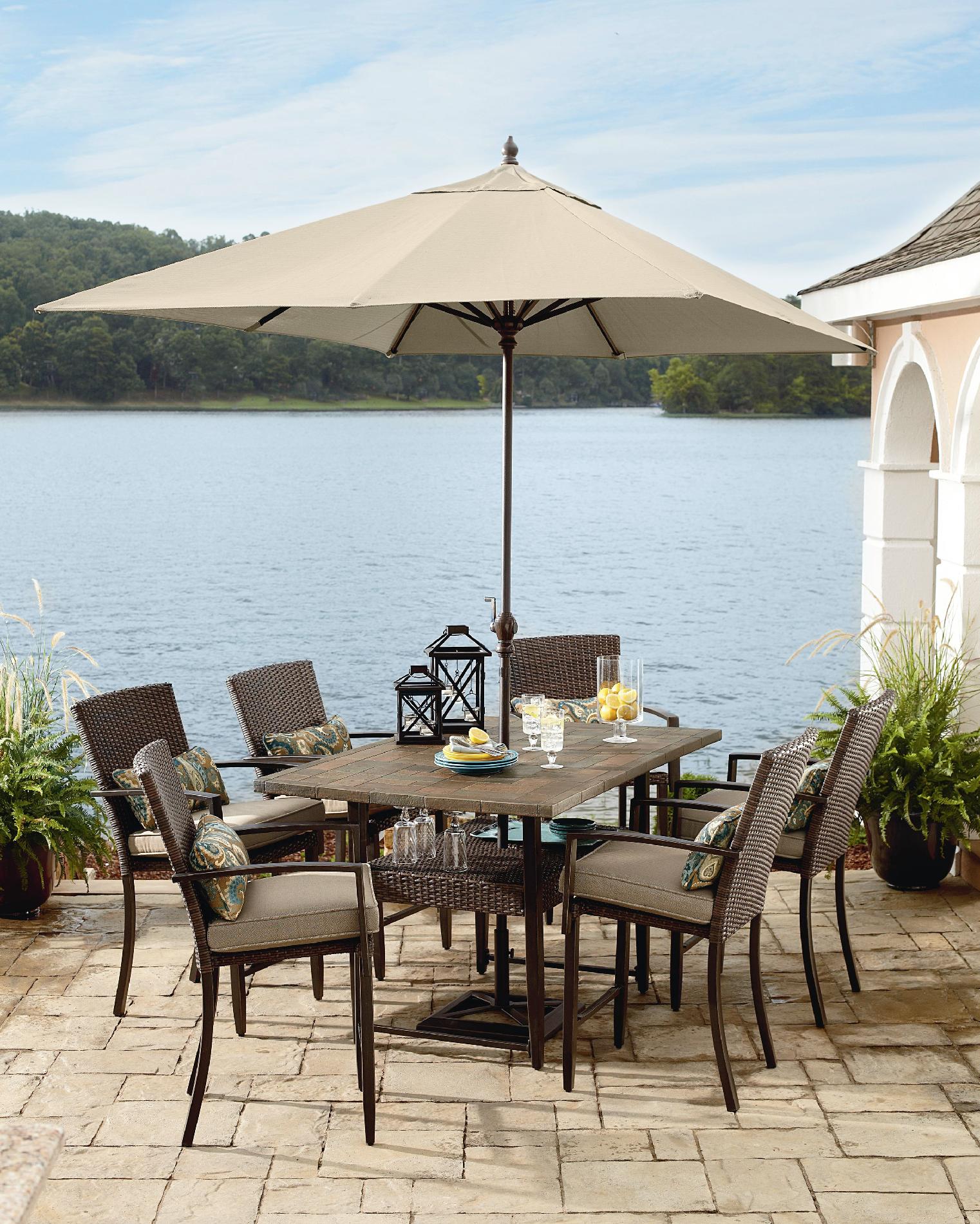 Review Grand Resort River Oak 7pc High Dining - Best Patio ...