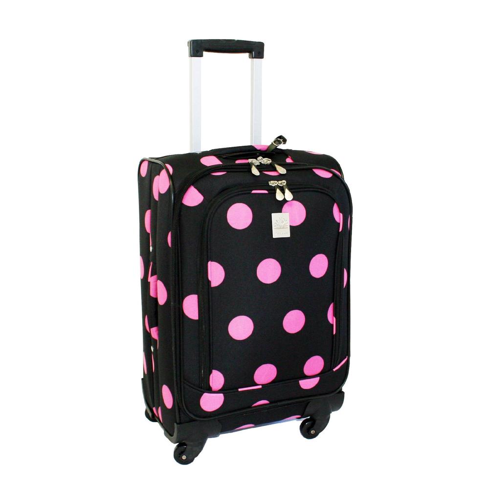 Jenni Chan Dots 360 Quattro 21" Upright Spinner Carry On Luggage