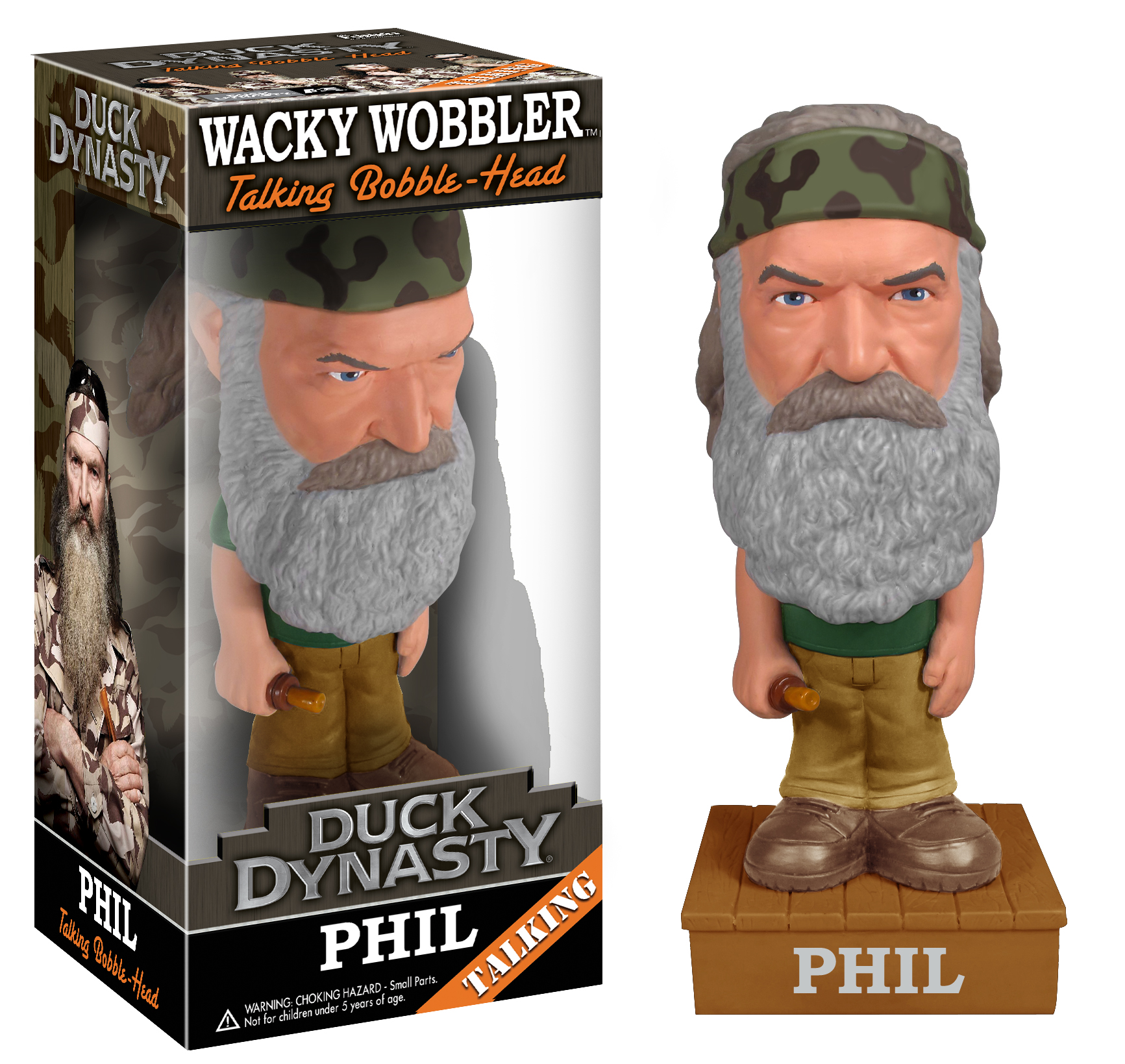 Duck Dynasty: Phil Robertson Talking Wacky Wobbler