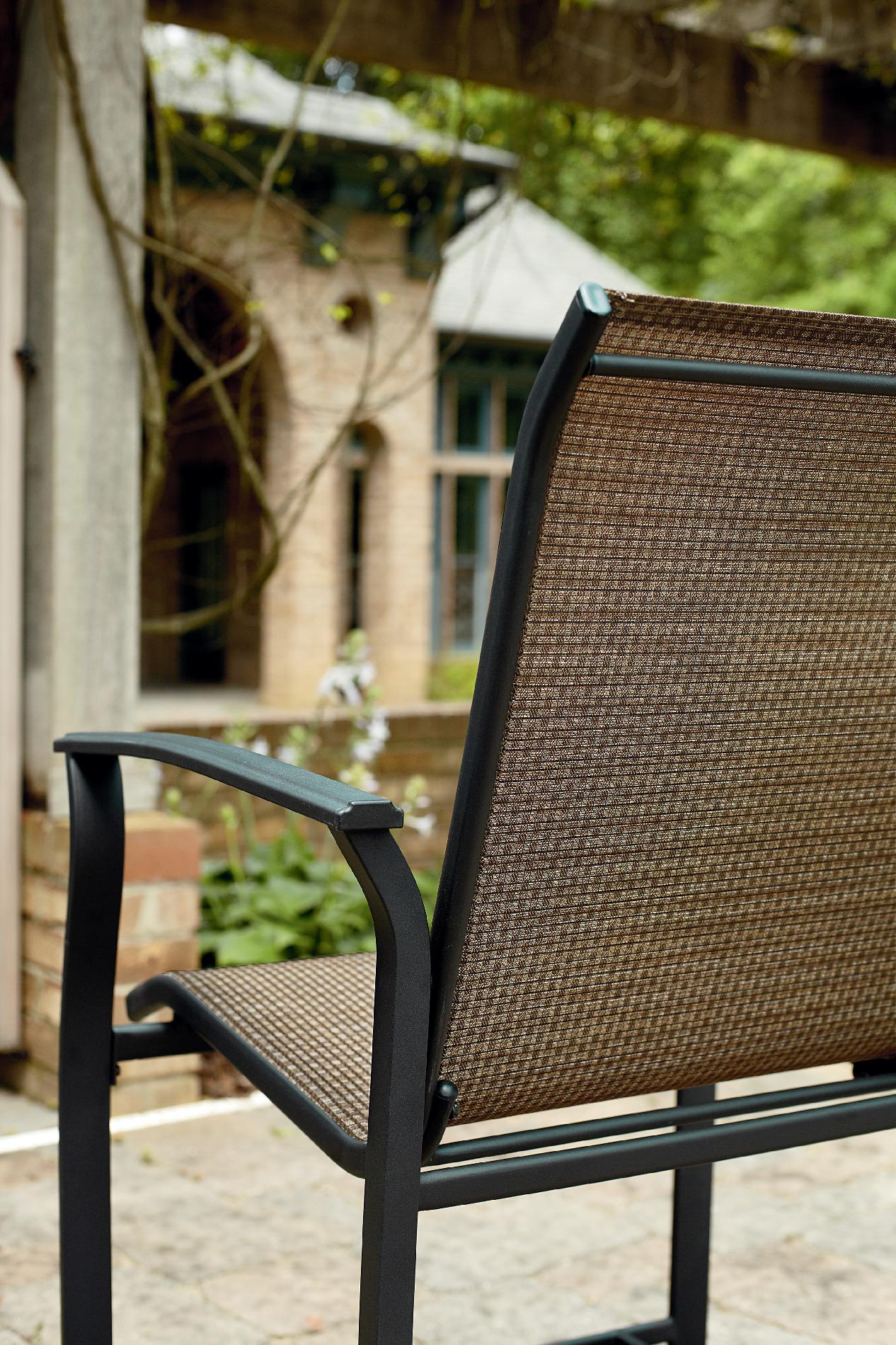 Garden Oasis Harrison 7 Piece Sling High Dining Set ...