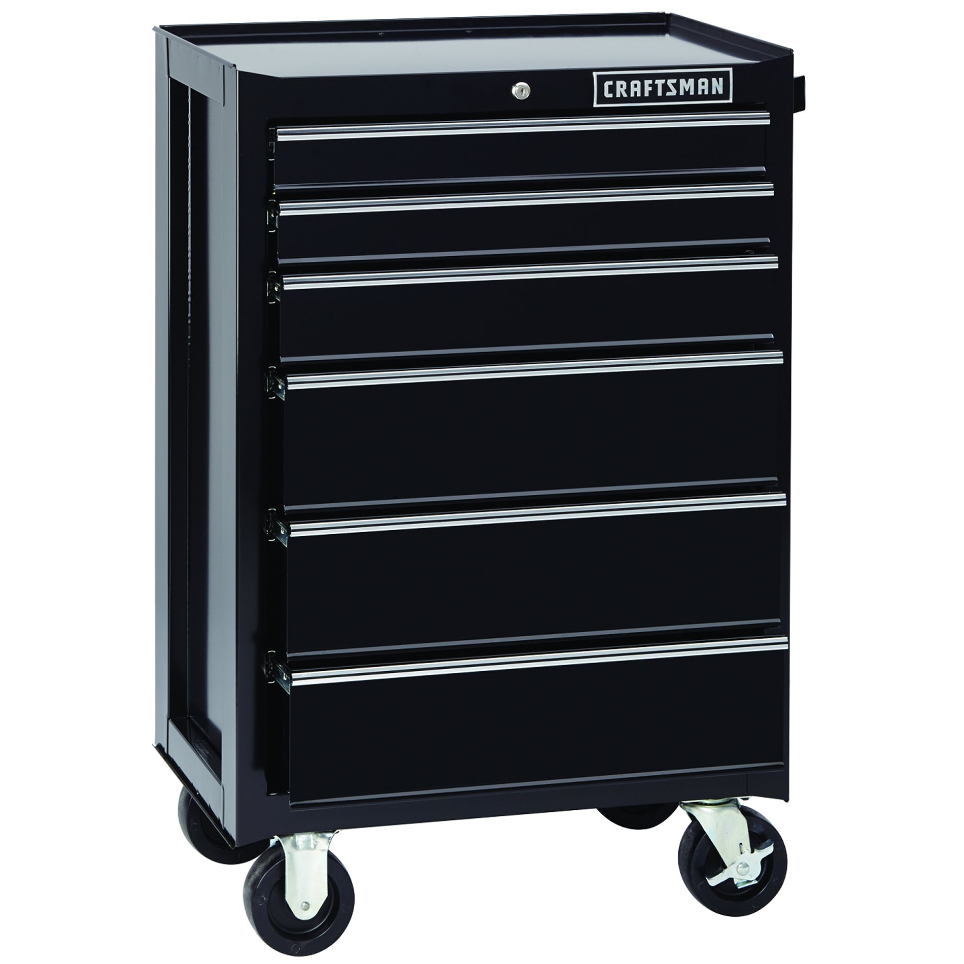 Craftsman 6Drawer HeavyDuty BallBearing Rolling Black