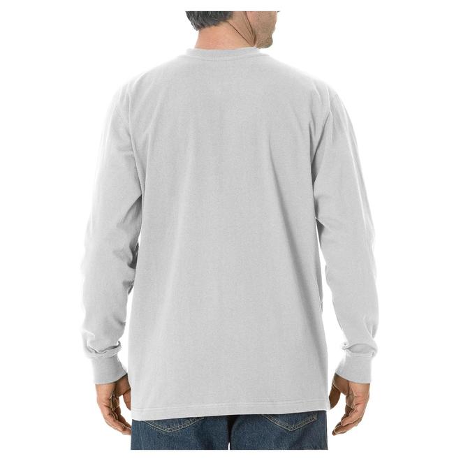 Dickies Men's Big and Tall Heavyweight Henley Long Sleeved Shirt WL451