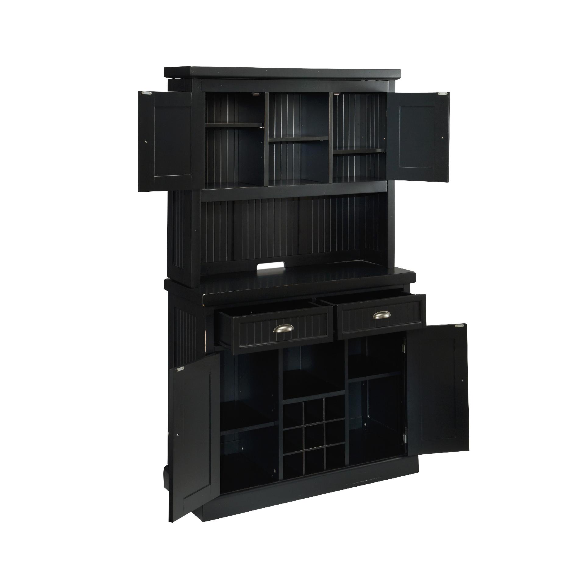 Home Styles Distressed Black Nantucket Buffet and Hutch - Home - Furniture - Dining & Kitchen ...