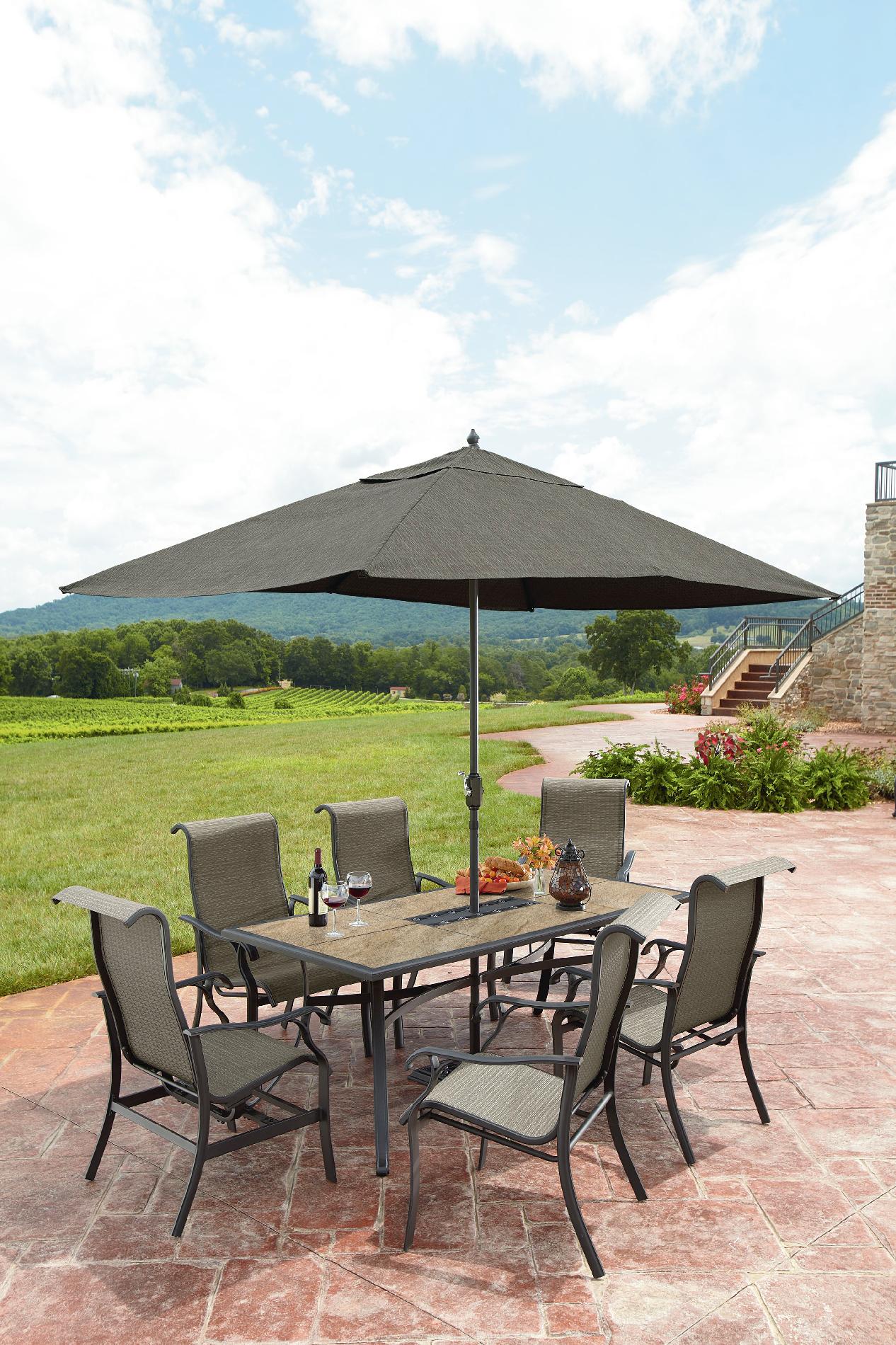 Review Ty Pennington Style Bryant 7 Piece Sling Dining Best Patio Furniture 2014