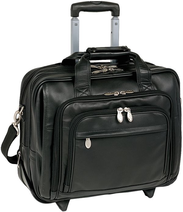 McKlein&reg; Gold Coast Leather Detachable-Wheeled Laptop Case at Kmart.com