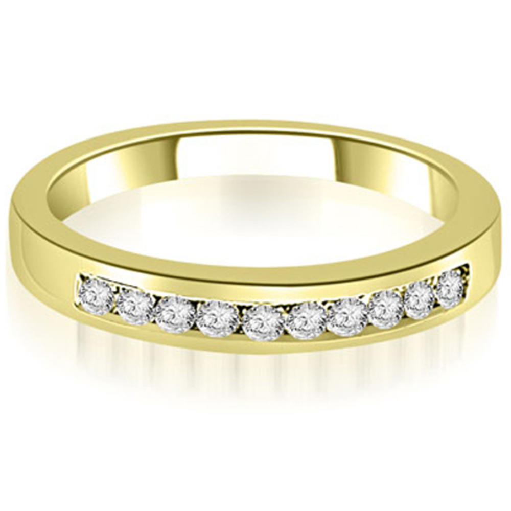 0.95 Cttw Round-Cut 14k Yellow Gold Diamond Bridal Set