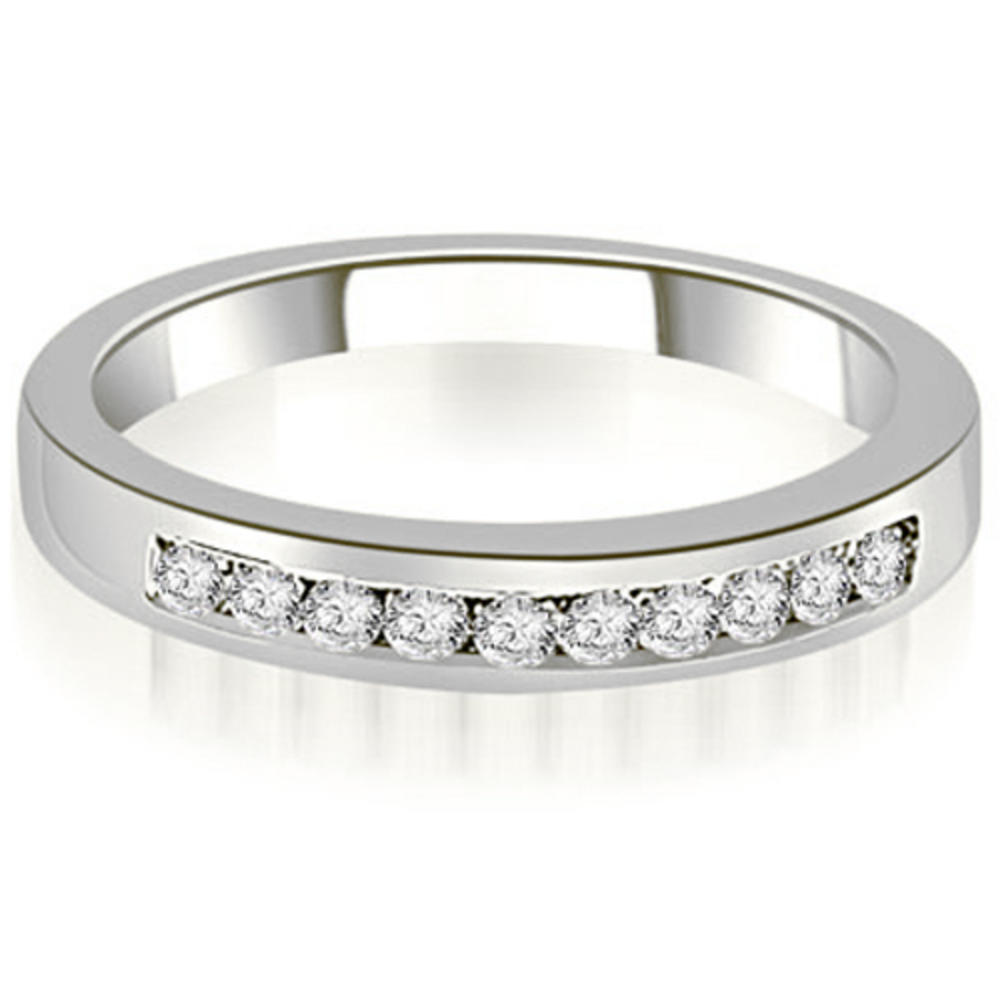 1.20 cttw Round-Cut 18k White Gold Diamond Bridal Set