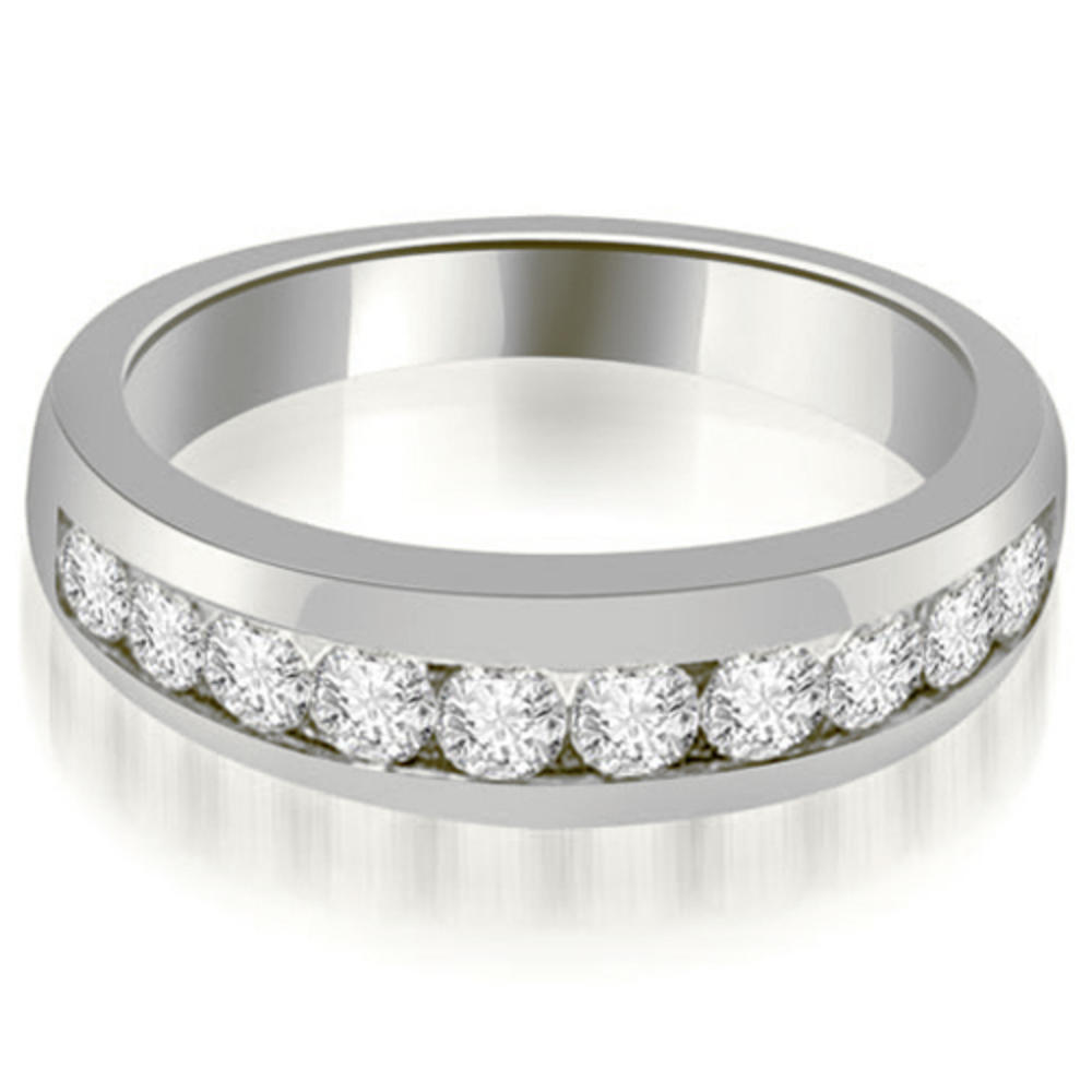 1.6 Cttw Round-Cut 14K White Gold Diamond Bridal Set