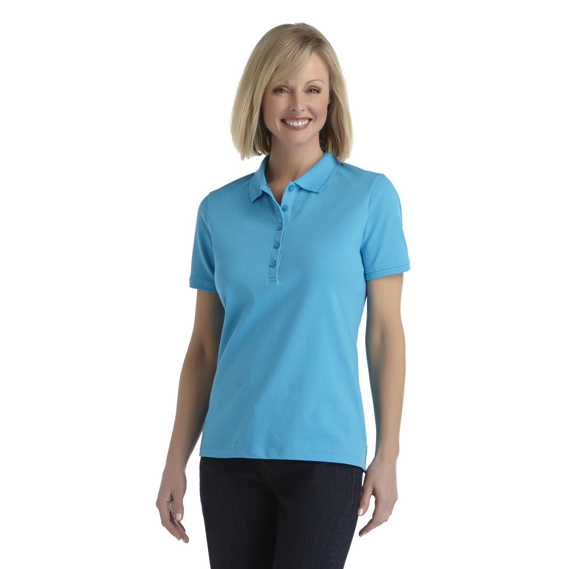Laura Scott Women's Polo Shirt Clothing, Shoes & Jewelry Clothing