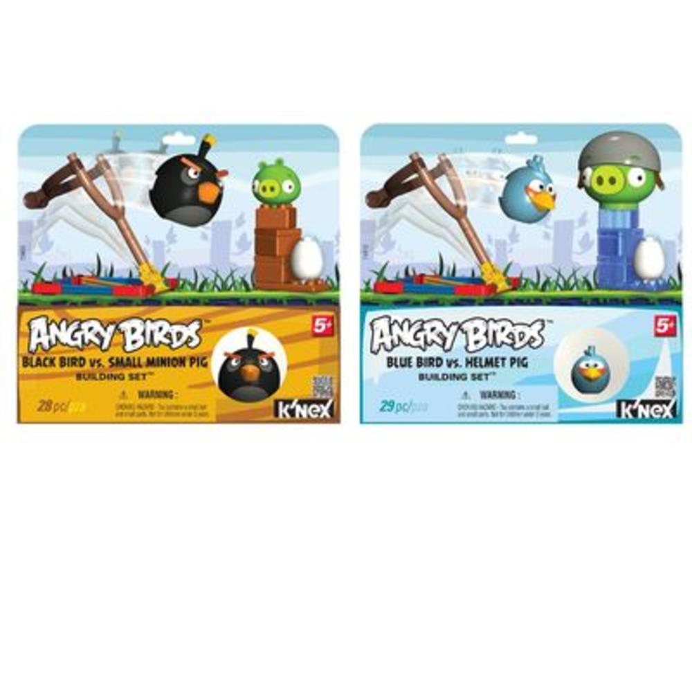 Angry Birds Intro Bundle: Black Bird and Blue Bird Building Sets