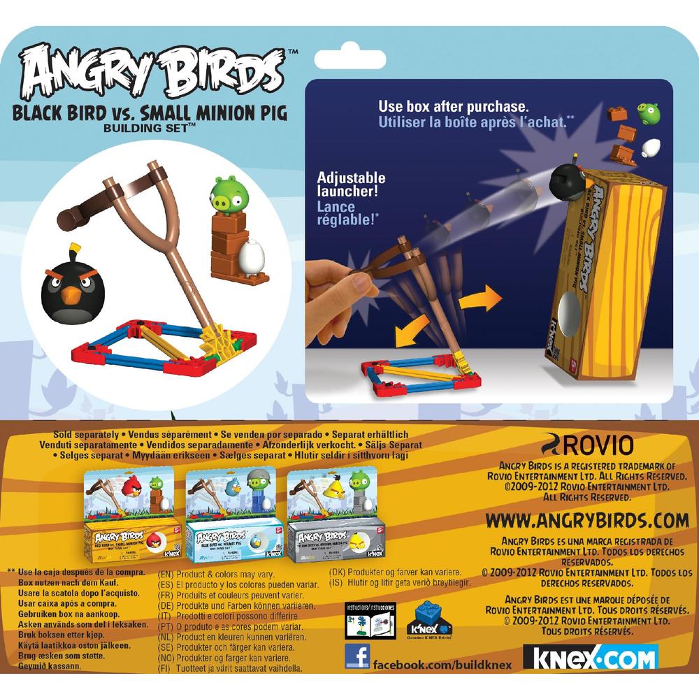 Angry Birds Intro Bundle: Black Bird and Blue Bird Building Sets