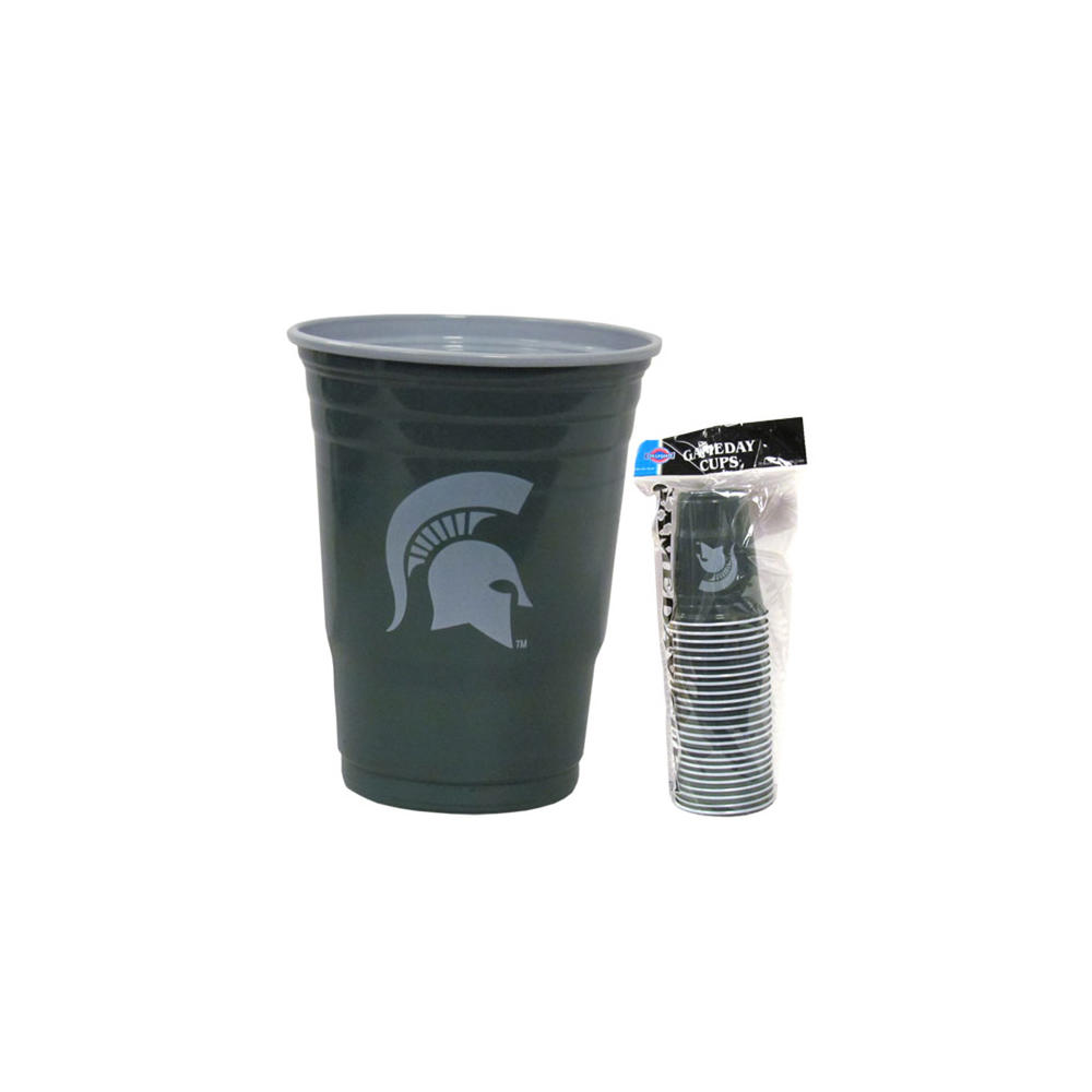 College Logo Plastic Game Day Cups