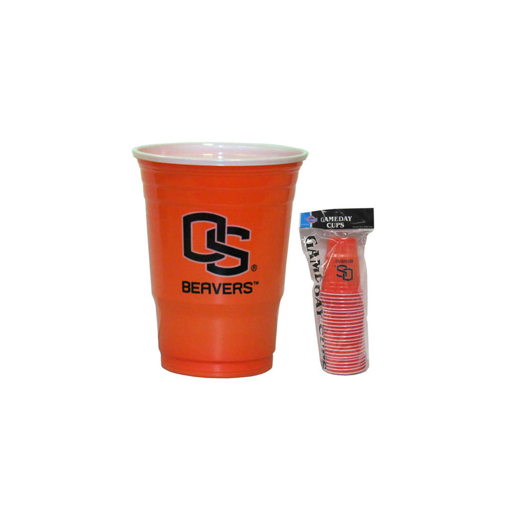 College Logo Plastic Game Day Cups