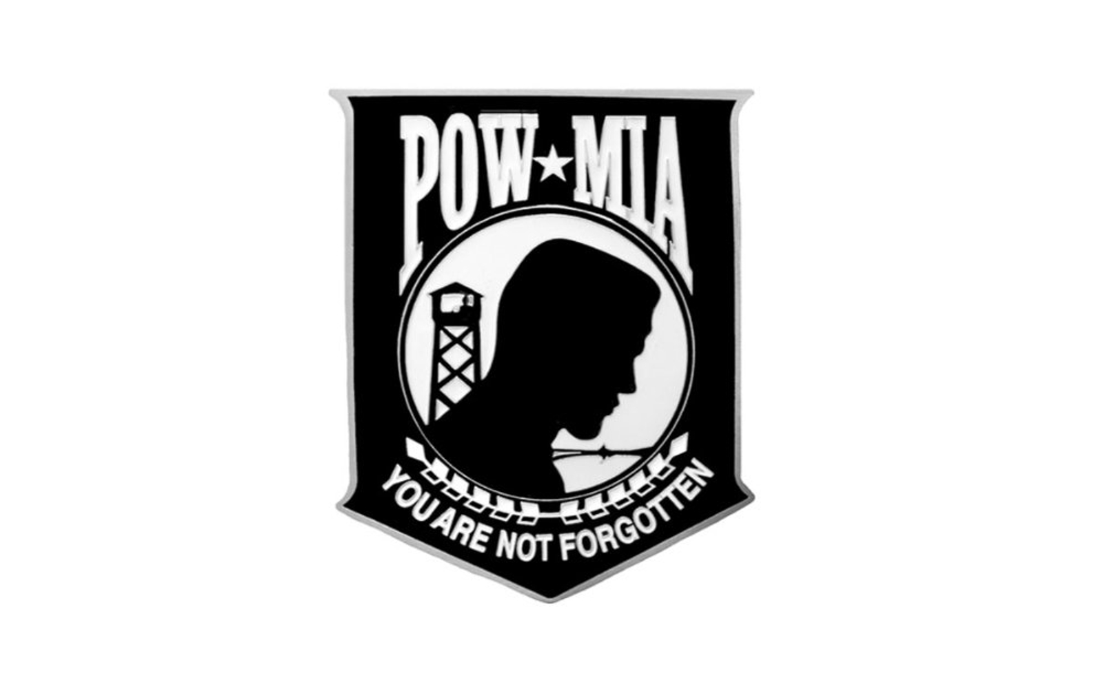 POW Logo Hitch Cover