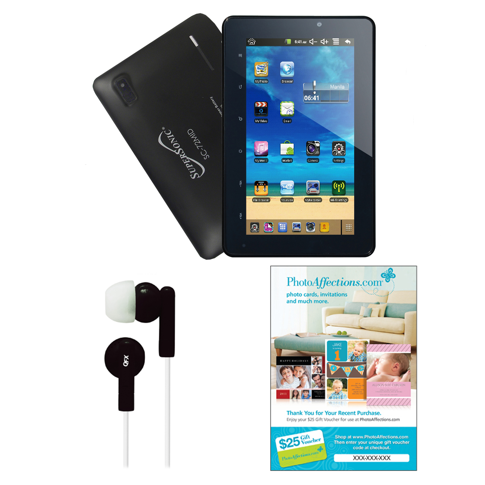User Manual For Supersonic Tablet Model Sc-1022kb