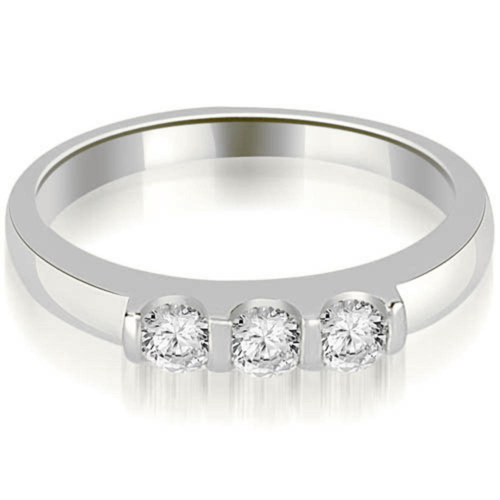 1.75 Cttw Round Cut 18k White Gold Diamond Bridal Set
