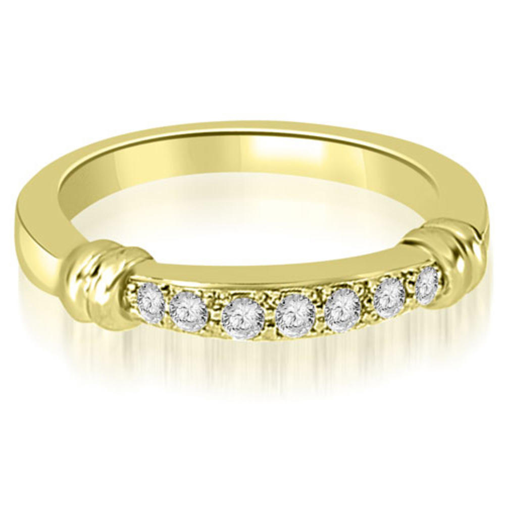 1.33 cttw Round Cut 14k Yellow Gold Diamond Bridal Set
