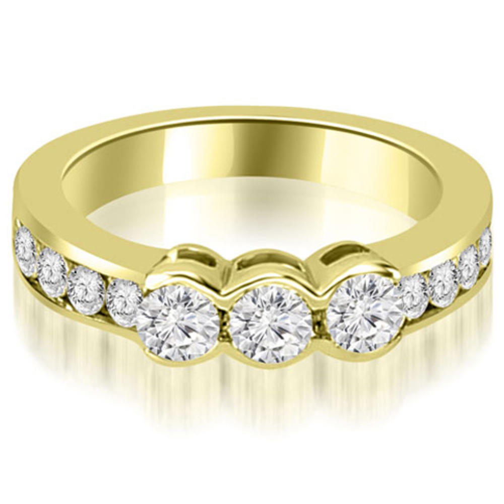 2.45 Cttw. Round Cut 14K Yellow Gold Diamond Bridal Set