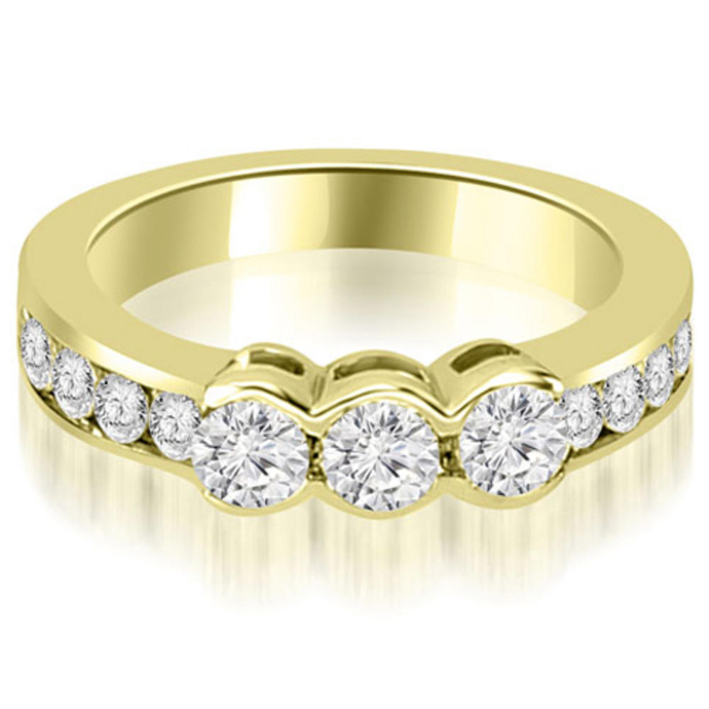 3.00 Cttw. Round Cut 18k Yellow Gold Diamond Bridal Set